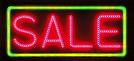 neon sale sign